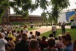 Прапор у Батурині підіймали під салют козацьких гармат