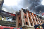 Масштабный пожар в Мукачево: огонь охватил площадь более чем тысячу квадратных метров