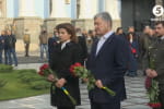 Чествование Порошенко погибших украинских воинов в Зале памяти Минобороны