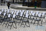 Сотні порожніх стільців: у центрі Києва відбулася акція підтримки українських політв'язнів