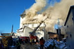 Во Львовской области загорелся костел – на место происшествия выехали 11 пожарных машин