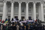 Скандальные высказывания городского головы Полтавы о войне на востоке Украины: сотни людей вышли на пикет