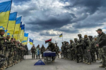 "Загинув, захищаючи Київ і киян": у столиці попрощались із захисником України Андрієм Романюком