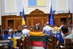 "Мужество украинского народа исключительное": президент Литвы выступил в Верховной Раде