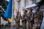 Над освобожденным Лиманом официально подняли украинский флаг – Кириленко
