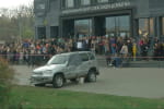 Як невідомі намагалися зірвати "Двіж волевиявлення" у Довженко-Центрі – сюжет