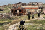 российская РСЗО "Панцирь", почти невредимый комплекс "Тор" и подбитый вертолет рф: журналисты посетили остров Змеиный