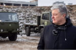 Порошенко анонсував новий проєкт з британськими вантажівками DAF для захисту від "Шахедів"