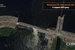 Появился первый спутниковый снимок уничтоженной россиянами Каховской ГЭС