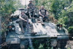 На Запорізькому напрямку БМП Bradley спалила одразу два ворожих танки, попри піхоту рф із двох боків – фото