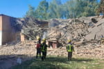 российский беспилотник попал в учебное заведение в Ромнах Сумской области: есть погибшие