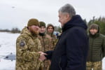 Порошенко в День Сухопутних військ передав бригаді ЗСУ два комплекси БПЛА "Посейдон"