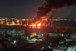 Украинские защитники взорвали российский большой десантный корабль "Новочеркасск"