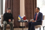 Зеленский провел встречу с премьер-министром Катара: обсудили гуманитарную помощь и возвращение детей