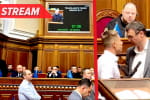 Бійка у Раді. Гончаренко vs Гетьманцева. Шмигаль офіційно у відставці – трансляція