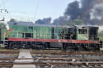 росія атакувала залізницю на Дніпропетровщині: поранено машиніста, пошкоджено локомотиви