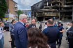 Посли більш як 70 держав відвідали місце російського удару на Лук'янівці в Києві&nbsp;