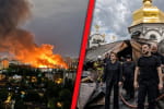 У полум'ї золотаві бані святині: подробиці однієї з найбільших атак по столиці