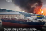 Сили оборони уразили танкер тіньового флоту рф у Чорному морі &ndash; Генштаб