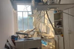 В Киеве в результате ночной атаки повреждена больница, эвакуированная из Мариуполя