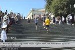 В Одесі відбувся масовий забіг на Потьомкінських сходах 