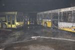 У Києві горів автобусний парк 