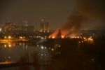 Масштабна пожежа: у Києві горів оздоровчий комплекс – відео