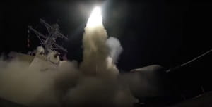 Ракетний обстріл ВМС США військової бази в Сирії