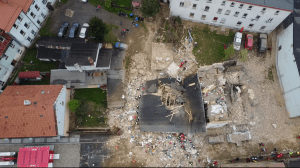 Обвал будинку в Польщі