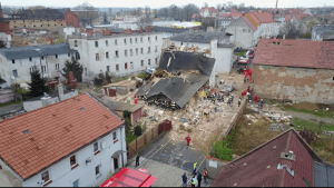 Обвал будинку в Польщі