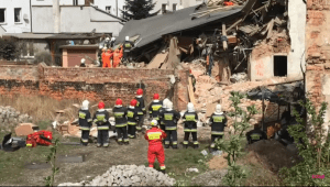 Обвал будинку в Польщі