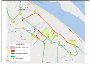 Схеми перекриття міста до Євробачення