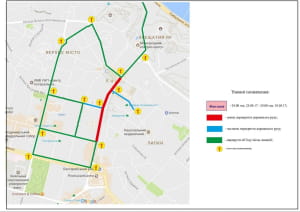 Схеми перекриття міста до Євробачення