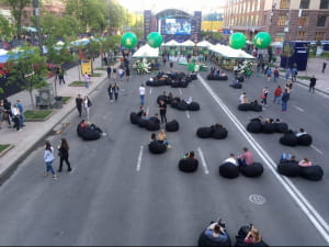 У середмісті Києва офіційно відкрилося Євромістечка 