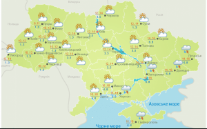 Мапа погодна
