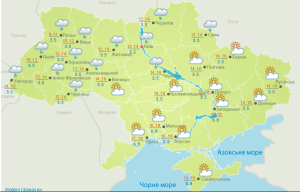 Мапа погодна