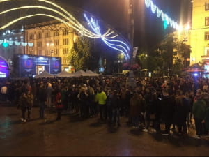 Черги на Хрещатику