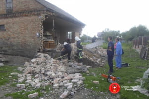 Обвал будівлі на Рівненщині