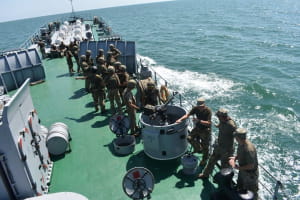 навчання десантників і військових моряків у Чорному морі