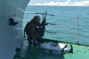 навчання десантників і військових моряків у Чорному морі