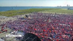 Багатотисячний мітинг у турецькому Стамбулі
