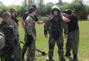 вибухотехніки та бійці КОРДу провели навчання за участю агентів ФБР