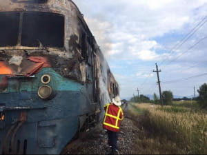 Горів локомотив, ілюстративне фото