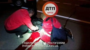 У Києві легковик зіткнувся з мотоциклом