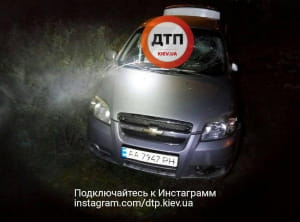 У Києві легковик зіткнувся з мотоциклом