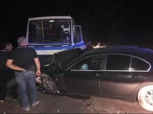 На Одещині п’яний водій BMW влетів в рейсовий мікроавтобус 