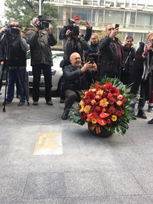 Ніна Матвієнко на Алеї зірок