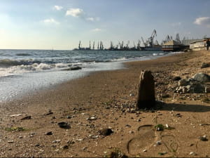 Бердянськ восени, море