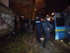 Фото затримання учасників бійки