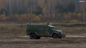 Барс-8ММК на полігоні Київської області